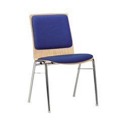 prosedia Holzschalenstuhl Balanto B42A/MH32/2324 ultramarinblau