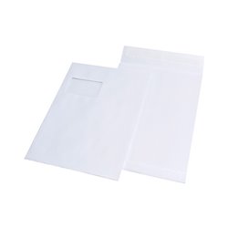 MAILmedia Faltentasche 30007635 C4 120g mF hk weiß
