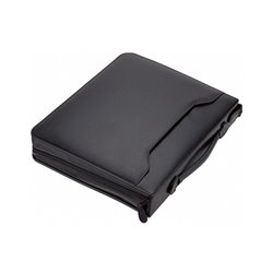 Alassio Schreibmappe BERGAMO 31506 37x31x6,5cm Lederimitat schwarz