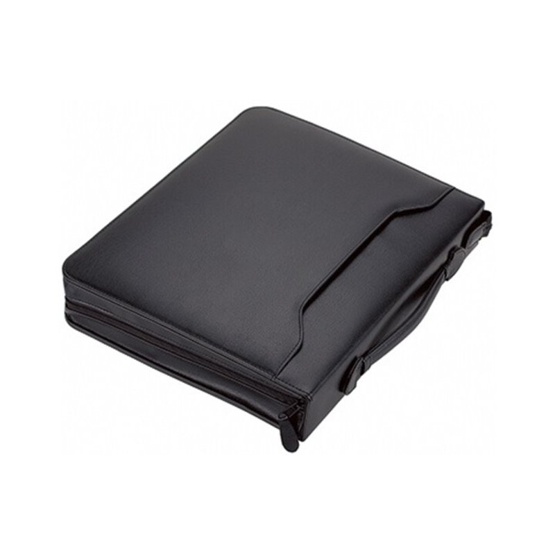 Alassio Schreibmappe BERGAMO 31506 37x31x6,5cm Lederimitat schwarz