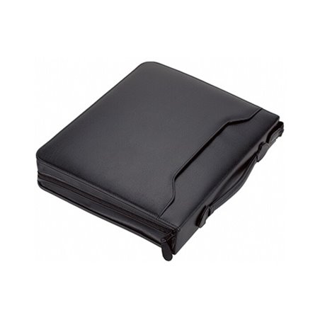 Alassio Schreibmappe BERGAMO 31506 37x31x6,5cm Lederimitat schwarz