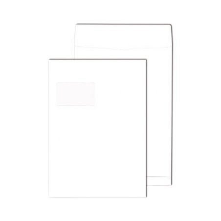 MAILmedia Faltentasche 30007364 C4 Klotzboden hk weiß