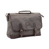 Pride & Soul Aktentasche VEGAS 47303 Canvas/Lederimitat graubraun