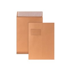 POSTHORN Faltentasche 00014065 C4 Klotzboden mF hk 120g braun