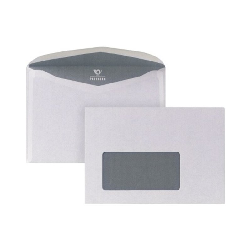 POSTHORN Briefumschlag 02000156 DIN C6 nk 75g mFe weiß