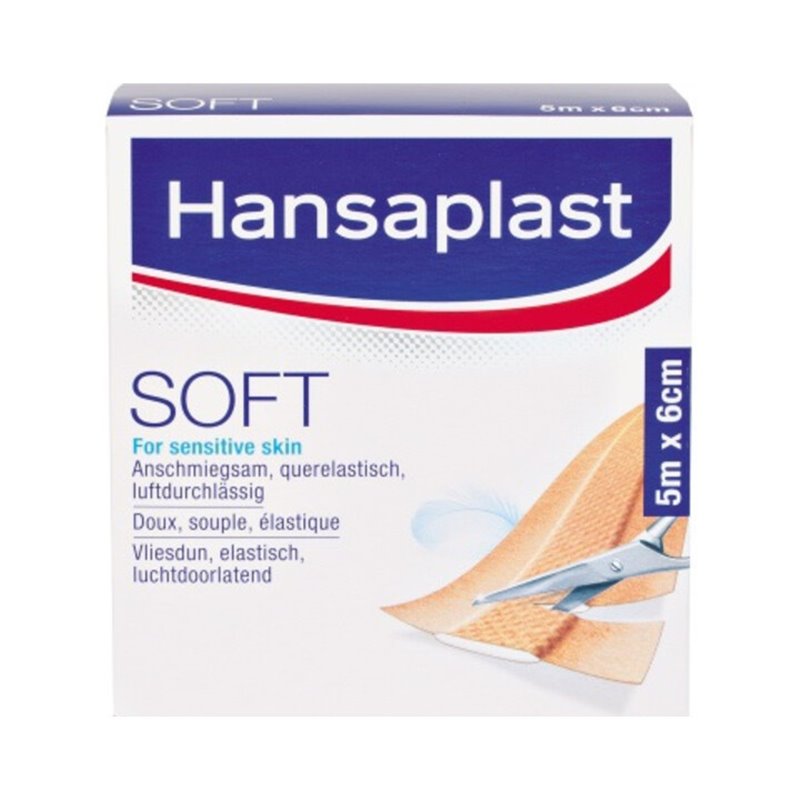 Hansaplast Pflaster SOFT 1009284 6cmx5m