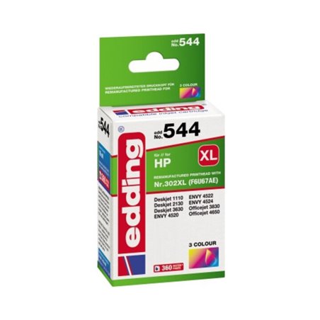 edding Tintenpatrone 18-544 wie HP 302XL F6U67AE colour