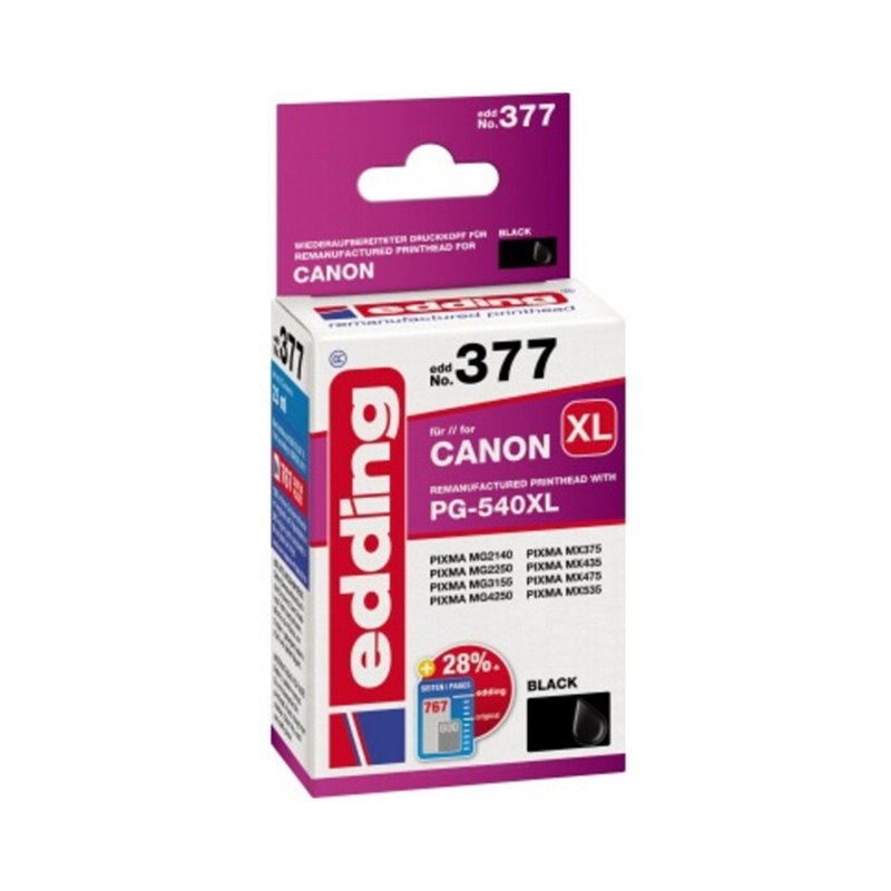 edding Tintenpatrone 18-377 Canon No.540XL schwarz