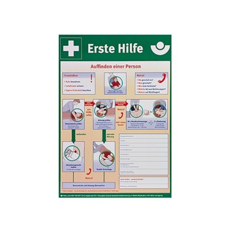 SÖHNGEN Erste Hilfe Anleitung 8001034 nach BGI 510-2 Kunststoff