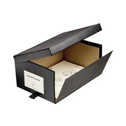 SoldanPlus Urkundenkasten CLASSIC 1000500 1/2 Ordnerhöhe schwarz