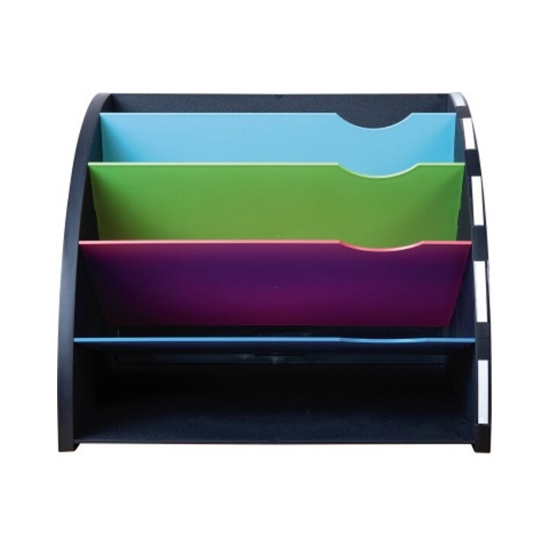 Exacompta Sortierstation THE CORNER 1928 3931928D A4+ 5 farbige Fächer