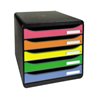 Exacompta Schubladenbox BIG-BOX PLUS 309798D 5Schübe farbig
