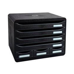 Exacompta Schubladenbox STORE-BOX MINI 307714D 7Schübe schwarz