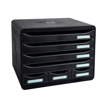 Exacompta Schubladenbox STORE-BOX MINI 307714D 7Schübe schwarz
