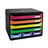 Exacompta Schubladenbox STORE-BOX MINI 307798D 7Schübe harlekin