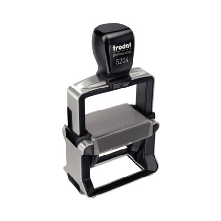 trodat Textstempel 119971 6zeilig m. Gtuschein sw/gr/rt