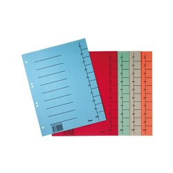 Bene Trennblatt 97300GE DIN A4 Karton sortiert