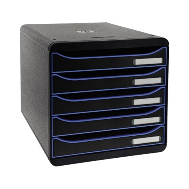 Exacompta Schubladenbox BIG-BOX PLUS 309979D 5Schübe schwarz