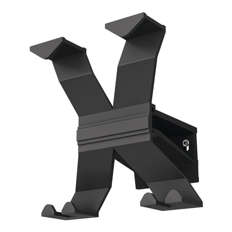 Wandgarderobe Alu.4HakenLänge 170mm tiefschwarz