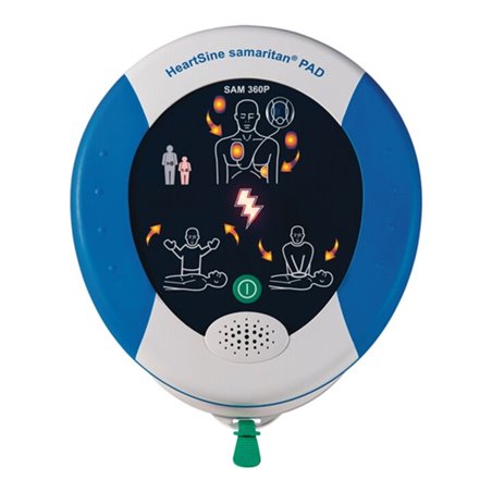 Defibrillator AED HEARTSINE Sprache deutsch vollautomatisch L4,8xB18,4xH23,4cm