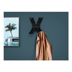 Wandgarderobe Alu.4HakenLänge 170mm pastellblau