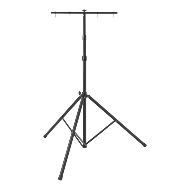 Bau Teleskop Stativ ST 301 schwarz mit Querträger