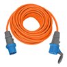 Camping-/Maritim CEE Verlängerungskabel 230V IP44 25m H07RN-F 3G2,5 orange CEE 230V/16A Stecker und Kupplung