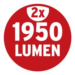 Doppel Stativ LED Strahler JARO 4050 T 2x1950lm, 39W, IP65, 2,5m H07RN-F3G1.0