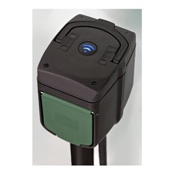 brennenstuhl®Connect WIFI Gartensteckdose mit Erdspieß und Montageplatte IP44 2-fach 10m H07RN-F3G1,5