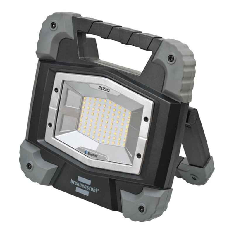 Bluetooth LED Baustrahler TORAN 5050 MB mit Lichtsteuerungs-APP, IP54, 5700lm, 48,7W, 5m H07RN-F 3G1,5
