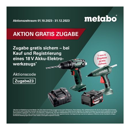 Metabo Akku-Schlagbohrschrauber SB 18 L Set (602317540) 18V, 2Ah, Ladegerät SC 30