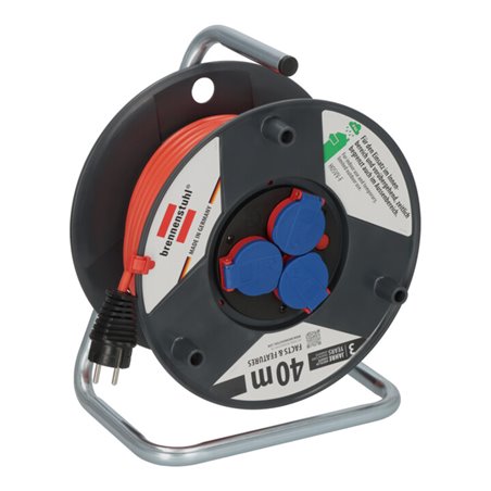 Garant IP44 Kabeltrommel 40m H05VV-F 3G1,5