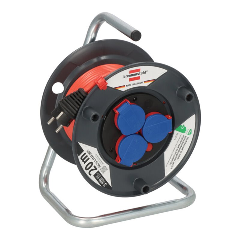 Garant IP44 Kabeltrommel 20m H05VV-F 3G1,5