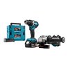 Makita Akku-Kombiset 18 V DLX2190TJ1 Bohren Schrauben Schleifen