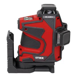 STIER Kreuzlinienlaser SKL 3x360°, 520nm, grün, 1/4' und 5/8' Gewinde im Koffer