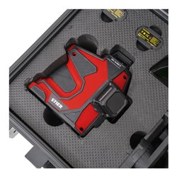 STIER Kreuzlinienlaser SKL 3x360°, 520nm, grün, 1/4' und 5/8' Gewinde im Koffer