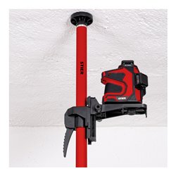 STIER Kreuzlinienlaser SKL 3x360°, 520nm, grün, 1/4' und 5/8' Gewinde im Koffer