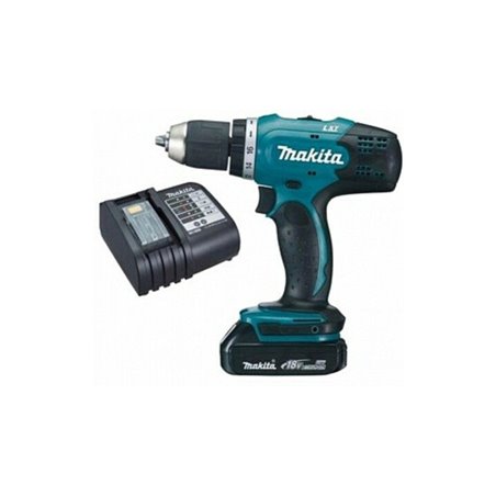 Makita 18V Akku-Bohrschrauber mit Akku 1,5 Ah und Ladegerät DDF453SYX5