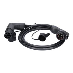 KS Tools efuturo Ladekabel gerade, Typ 2 auf Typ 1 Stecker, 1 Phase, bis zu 7,4 kW, 32 A, 230 V, Mode 3, 3 Meter