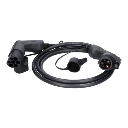 KS Tools efuturo Ladekabel gerade, Typ 2 auf Typ 1 Stecker, 1 Phase, bis zu 7,4 kW, 32 A, 230 V, Mode 3, 3 Meter