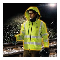 Makita Gut sichtbare Heizjacke CXT, Gr. XL (CJ106DZXL)