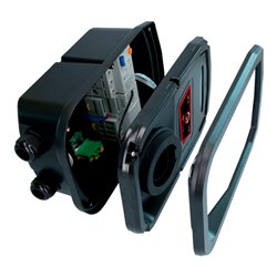 KS Tools efuturo Wallbox mit Typ 2 Ladekabel, 3 Phasen, bis zu 22 kW, 32 A, 400 V, Mode 3, mit RFID Zugangskontrolle, ohne Strom