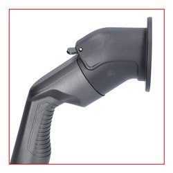 KS Tools efuturo Wandhalterung für Typ 2 Stecker, 45 Grad abgewinkelt