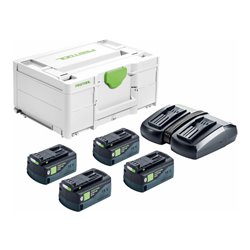 Festool Energie-Set SYS 18V 4x5,2/TCL 6 DUO