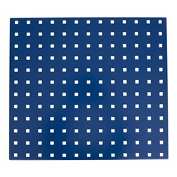 STIER Lochplatte für Werkstattwand, 500x450mm, enzianblau