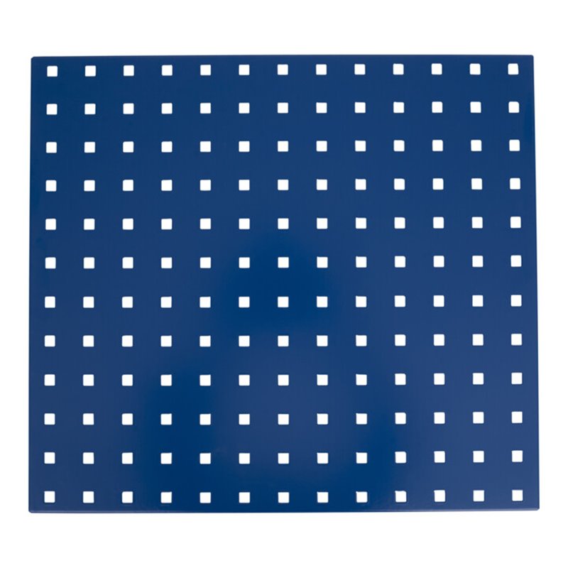 STIER Lochplatte für Werkstattwand, 500x450mm, enzianblau