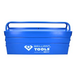 Brilliant Tools Metall-Werkzeugkasten, klappbar
