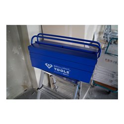 Brilliant Tools Metall-Werkzeugkasten, klappbar