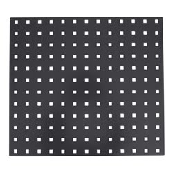 STIER Lochplatte für Werkstattwand, 500x450mm, anthrazitgrau