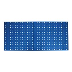 STIER Lochplatte für Werkstattwand, 1000x450mm, enzianblau